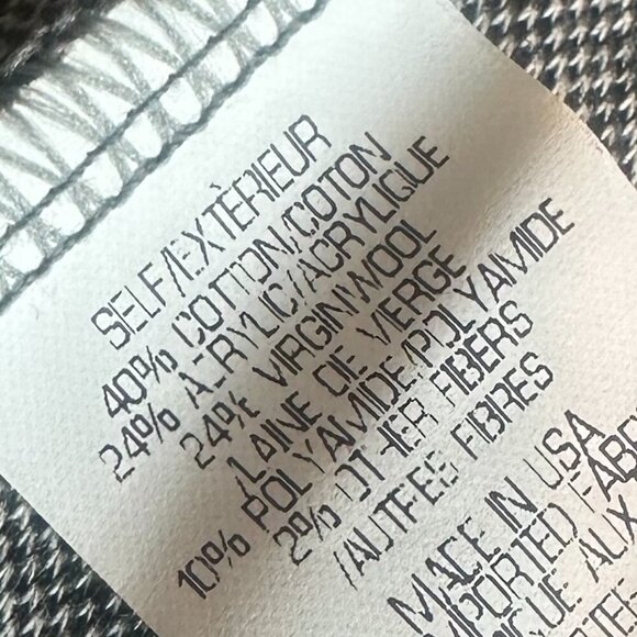 Theory Nikay Houndstooth Fit & Flare Dress Short Sleeve Stretch Size 8 Women's - Picture 11 of 12